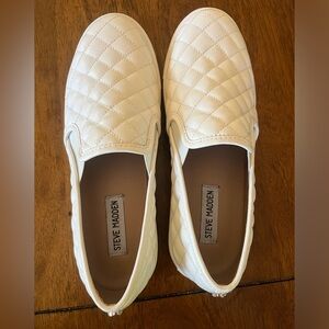 Steve Madden slide on sneakers white 9.5